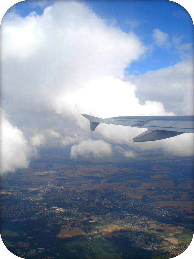 vue du hublot vol paris malaga avion