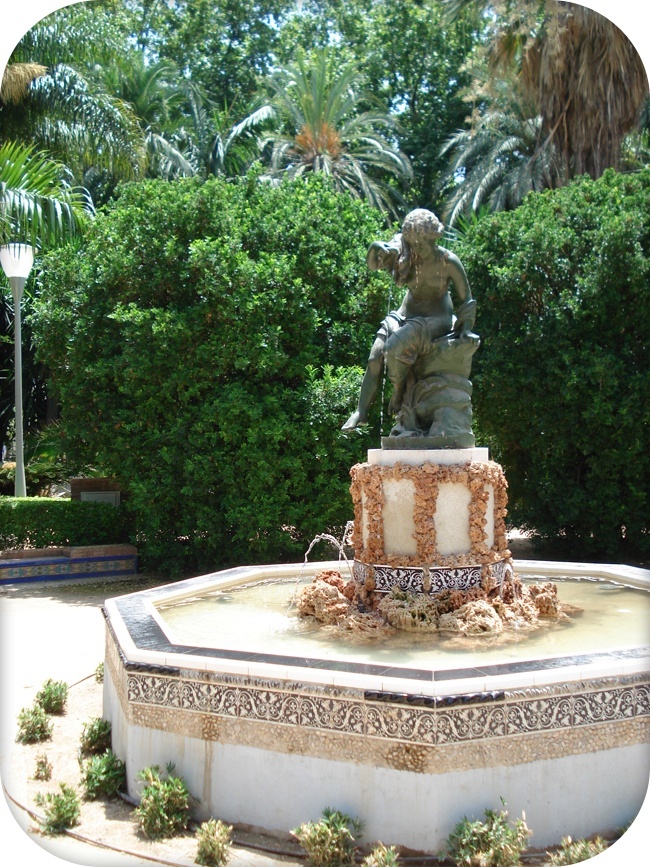 fontaine paseo del parque malaga