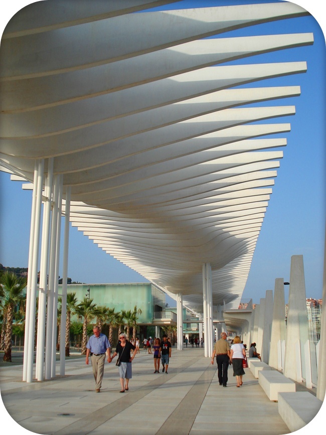 vue du port de malaga