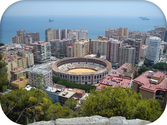 malagueta de malaga vue du ciel