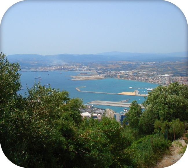 vue sur le port de Gibraltar