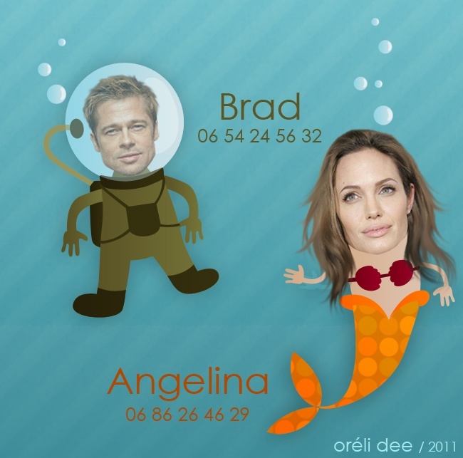 Brad Pitt et Angelina Jolie font de la plongée déguisés en sirène et scaphandrier