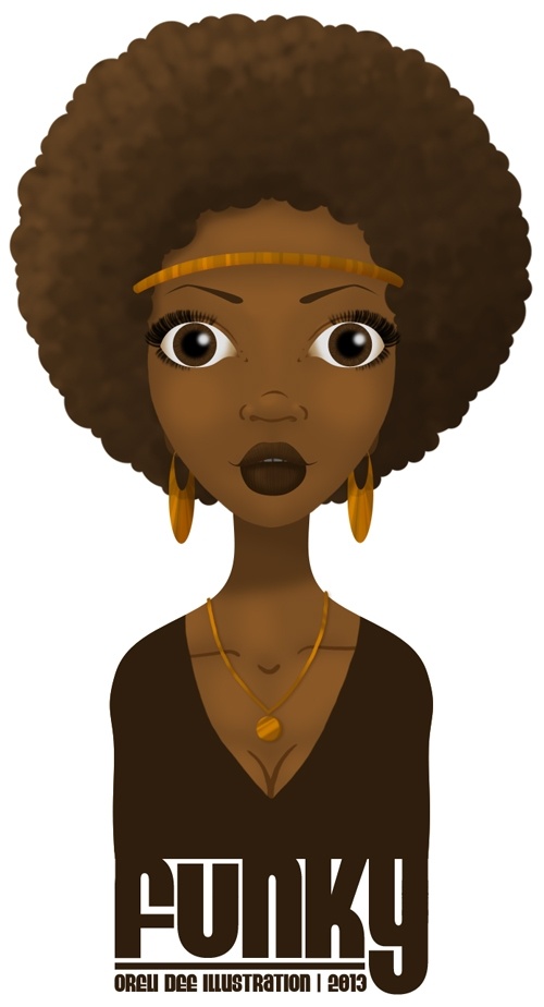 FUNKY - Portrait femme, danseuse afro-américaine