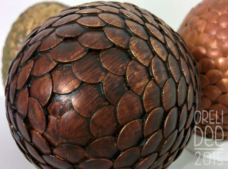 DIY oeuf de dragon / dragon eggs / detail