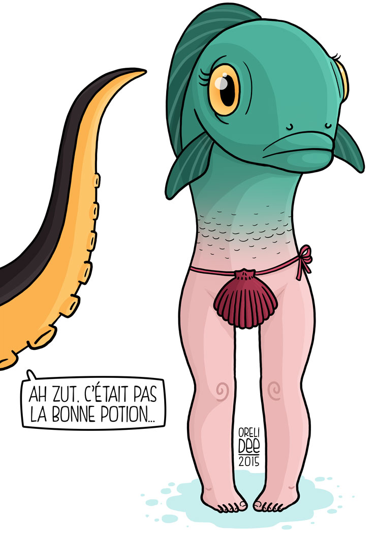 REVERSE MERMAID / sirène inversée