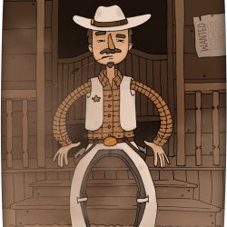 Saloon - Portrait cowboy
